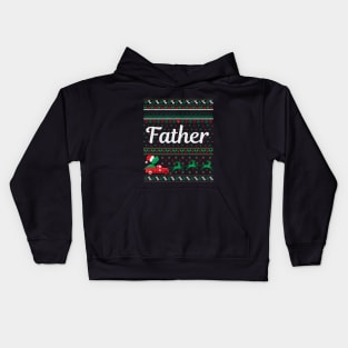 Father Christmas | Ugly Christmas Gifts for Fathers Kids Hoodie